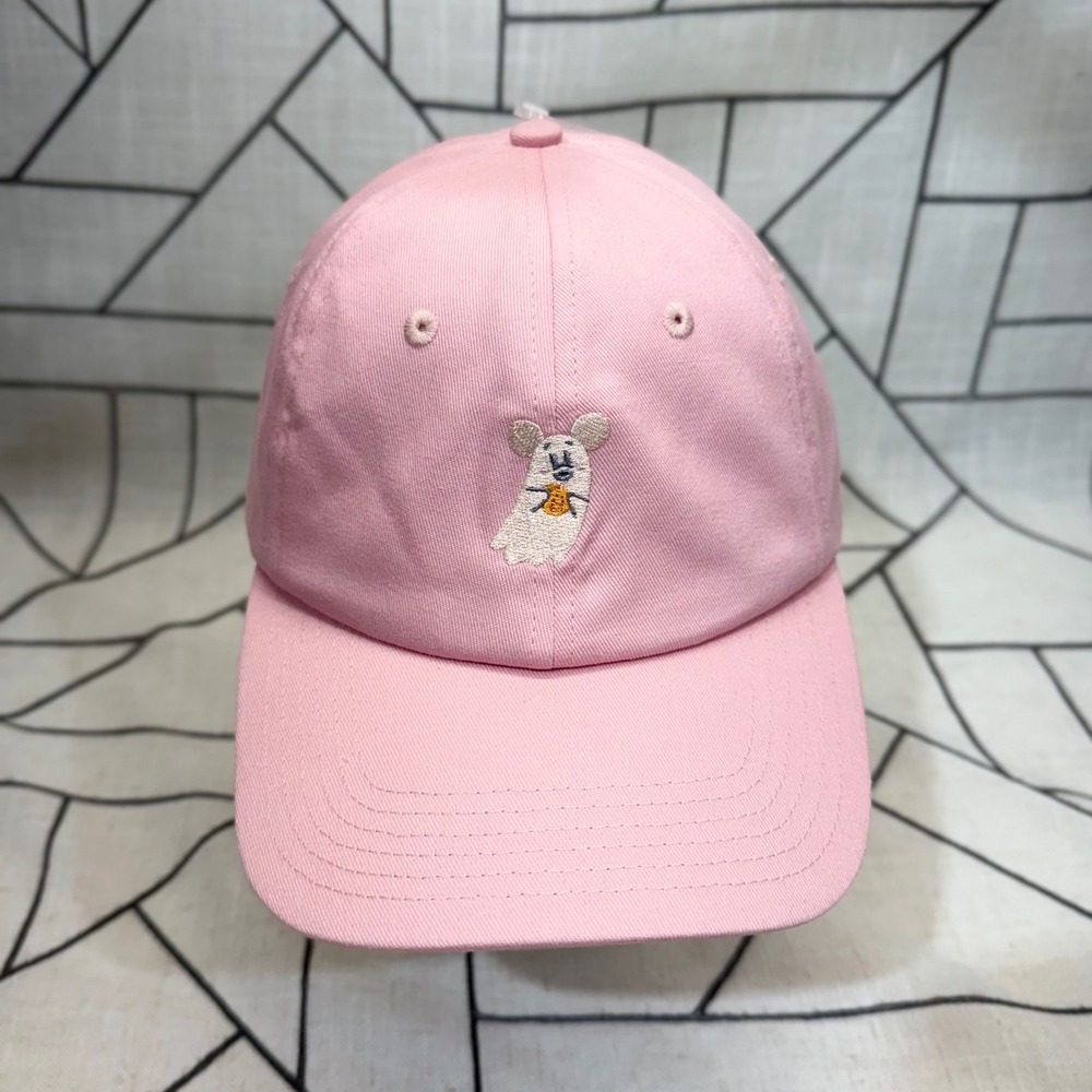 Disney Baseball Cap OS Pink Gus Ghost Cinderella Halloween Adjustable Hat